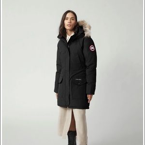 Women's Canada Goose Trillium Parka - Black - Medium